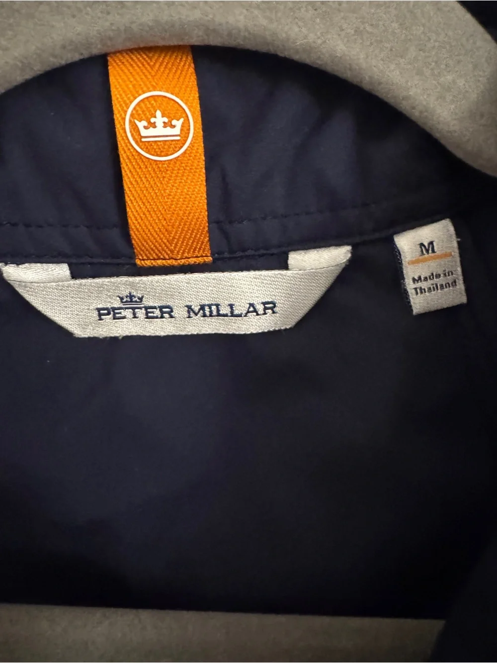 Peter Millar - Navy Quarter-Zip Performance Jacket - medium